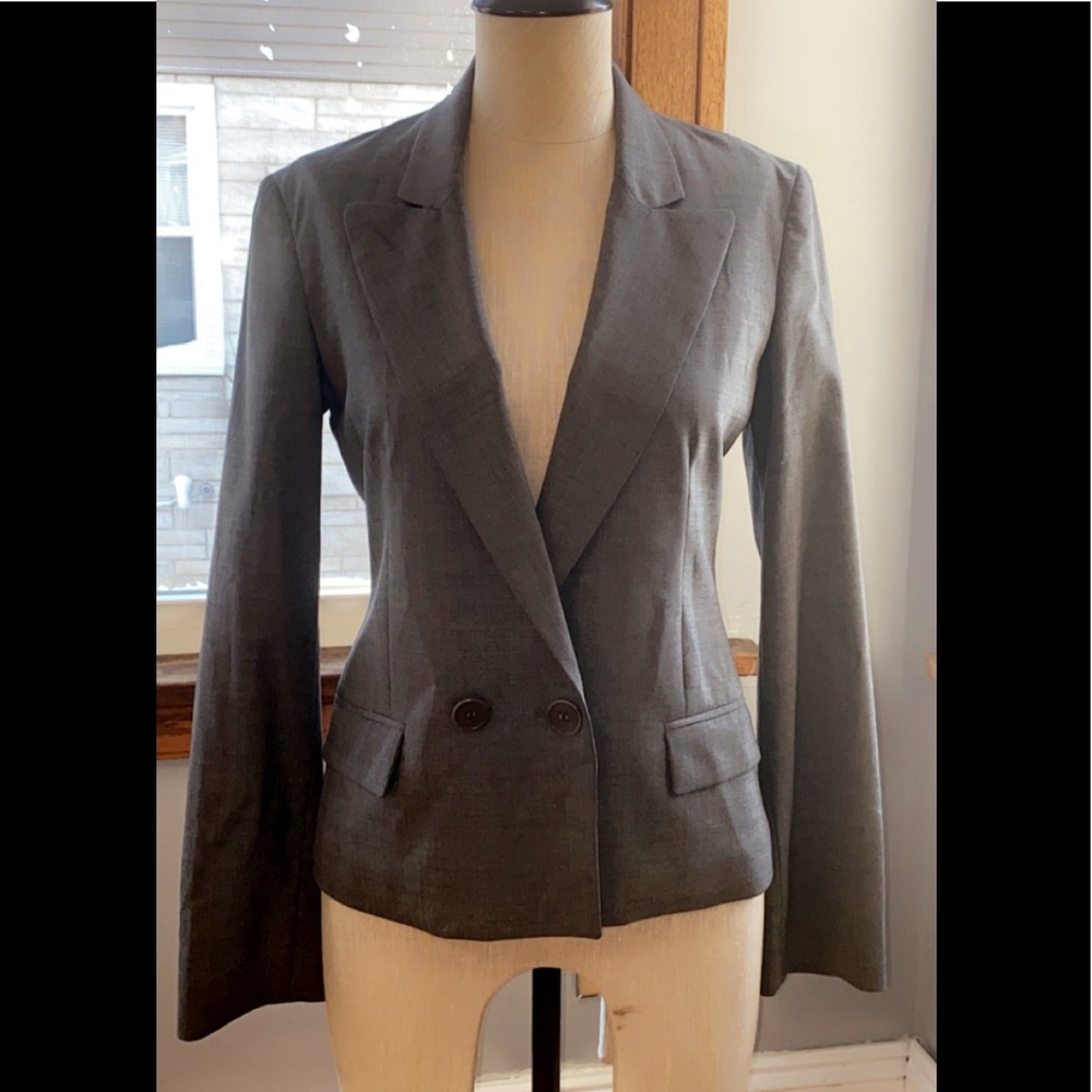 Jacket/blazer in color slate gray